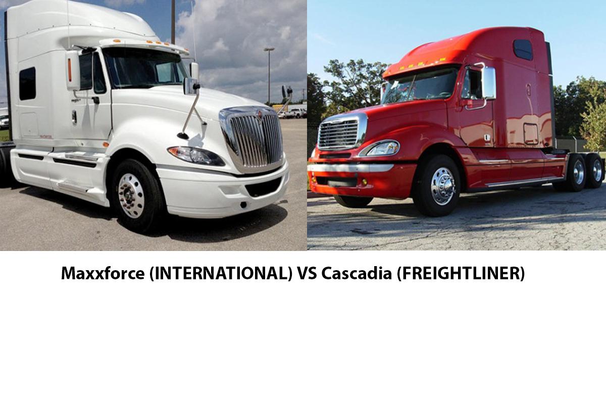 SO SÁNH XE ĐẦU KÉO MỸ INTERNATIONAL VÀ FREIGHTLINER (MAXXFORCE VS DETROIT)