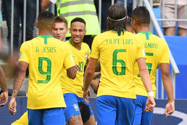 Brazil xô đổ kỷ lục của ĐT Đức ở World Cup (Saostar.vn)